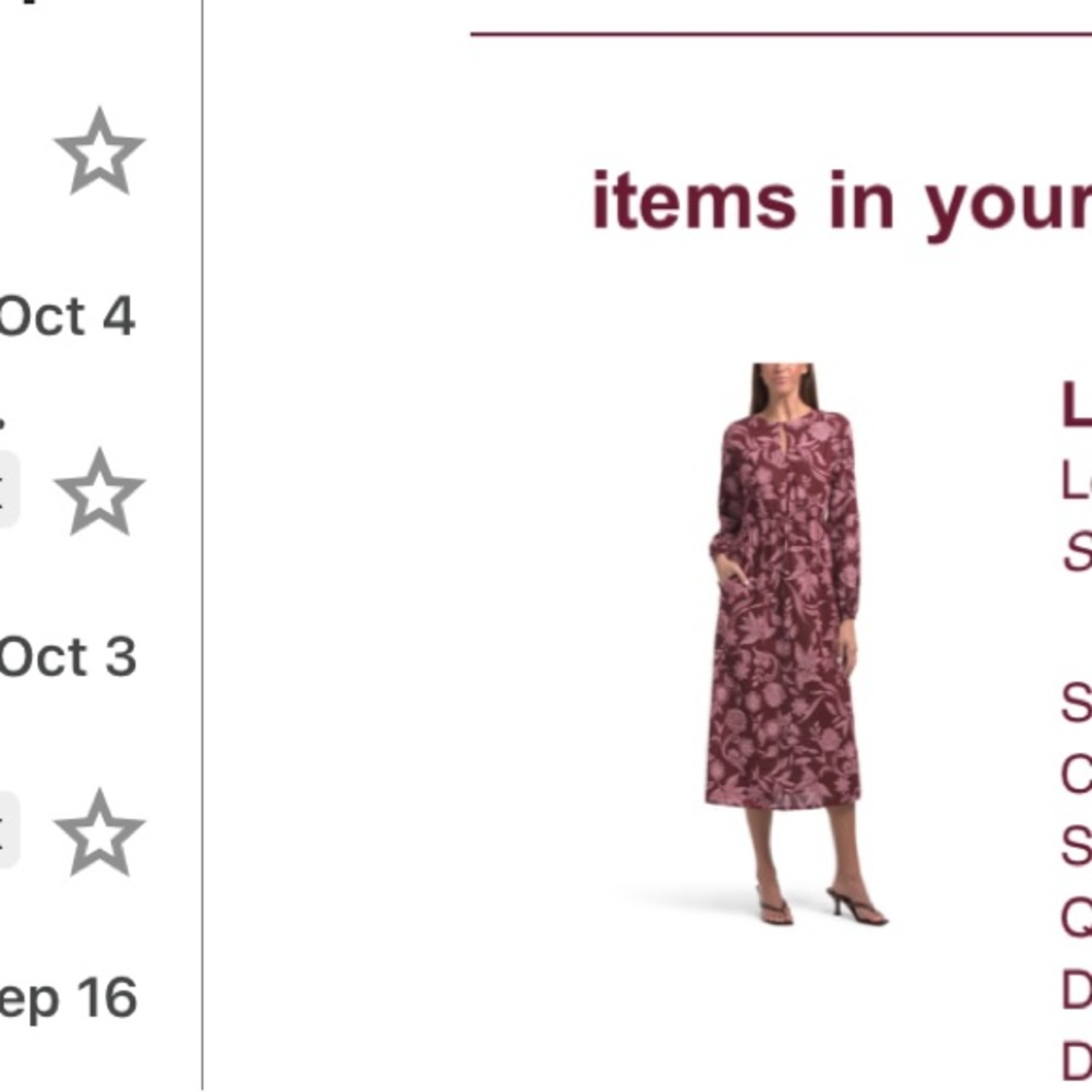 Elegant Floral Purple Dress, linen blend